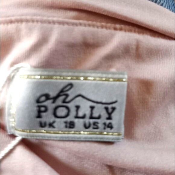 Oh, Polly Ruched Crop Top Strappy Soft Barbie Pink - Picture 11 of 14